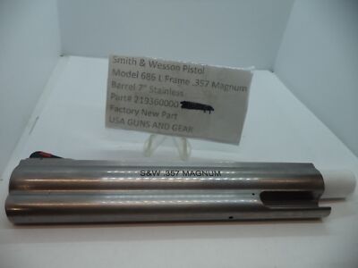 219360000 S&W L Frame Model 686 Plus Barrel 357 Magnum 7'' Stainless