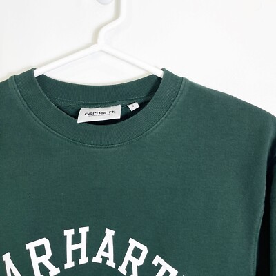 【送料&関税込】Carhartt Wip Sweaters Green Carhartt WIP Work In Progress University Crewneck Sweatshirt