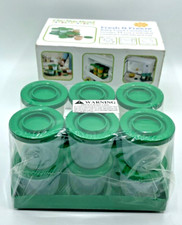BABY FOOD Reusable Containers BPA FREE Set / 12 Freezer Microwave Dishwasher NEW
