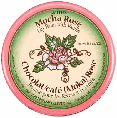 Rosebud Perfume Company Smith's Mocha Rose Lip Balm 0.8 ounce Tin