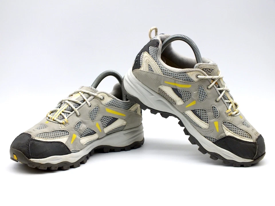 The North Face Vibram 女孩远足鞋 Gore-Tex T246 灰色/黄色/白色 5.5 码 — 第 2/4 张图片