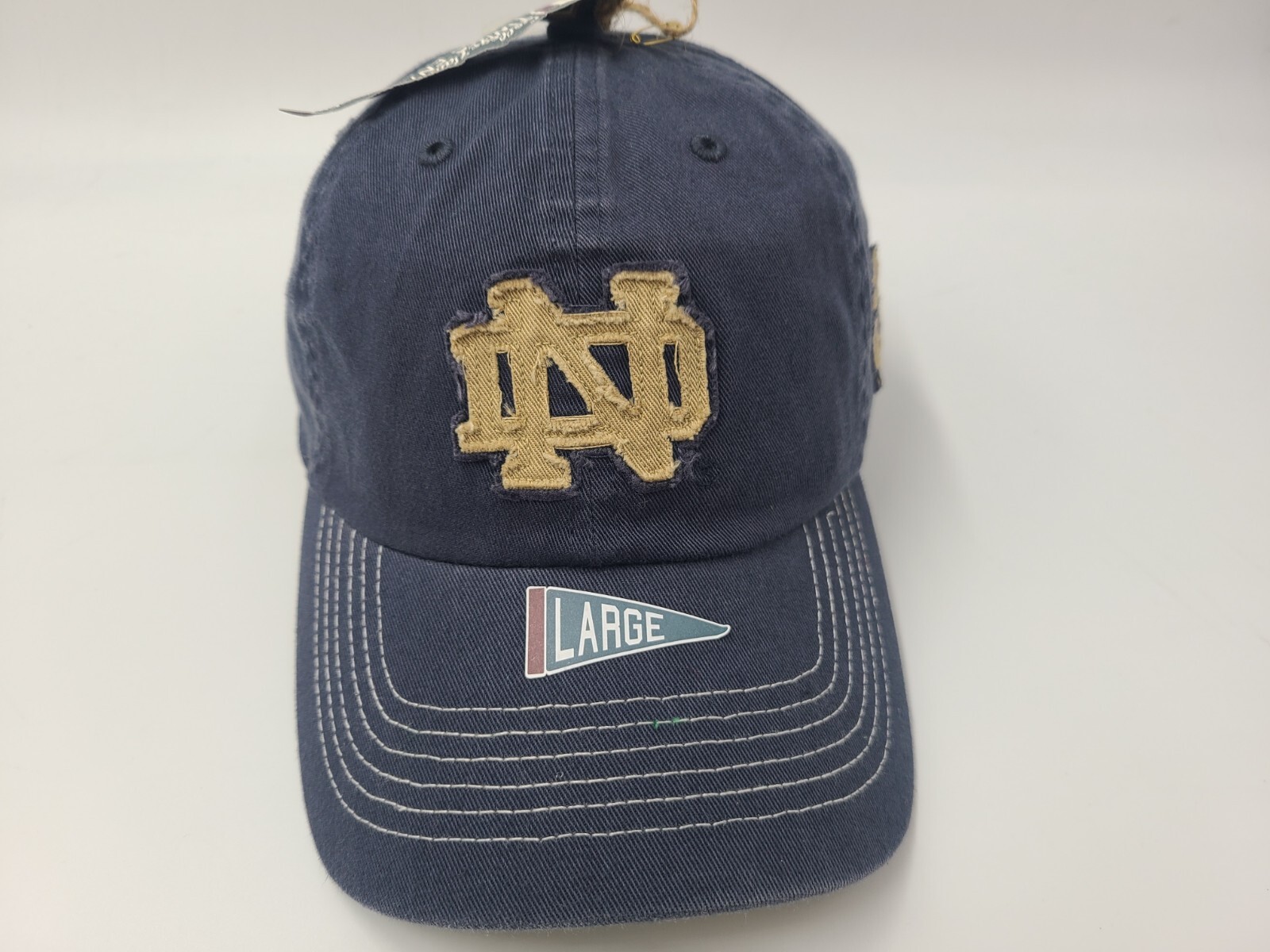 Notre Dame Fighting Irish Twins Enterprise Franchise Fitted NCAA Cap in Blue