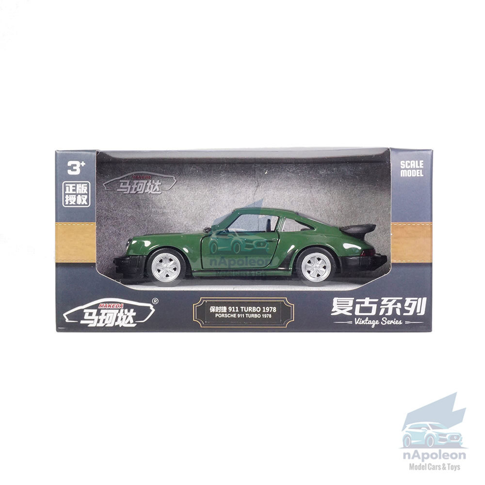 1:36 Porsche 911 Turbo 1978 Model Car Diecast Toy Vehicle Gift