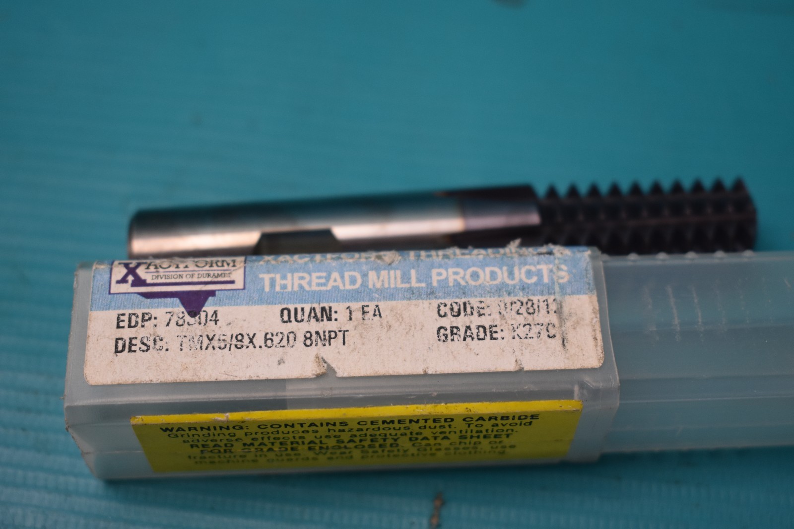 NEW XACTFORM THREADING AND THREAD MILL TMX5/8X.620 8NPT eBay