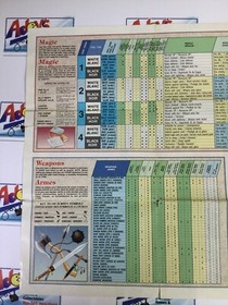 Final Fantasy (NES, 1990) - Dungeon Map Only - Insert