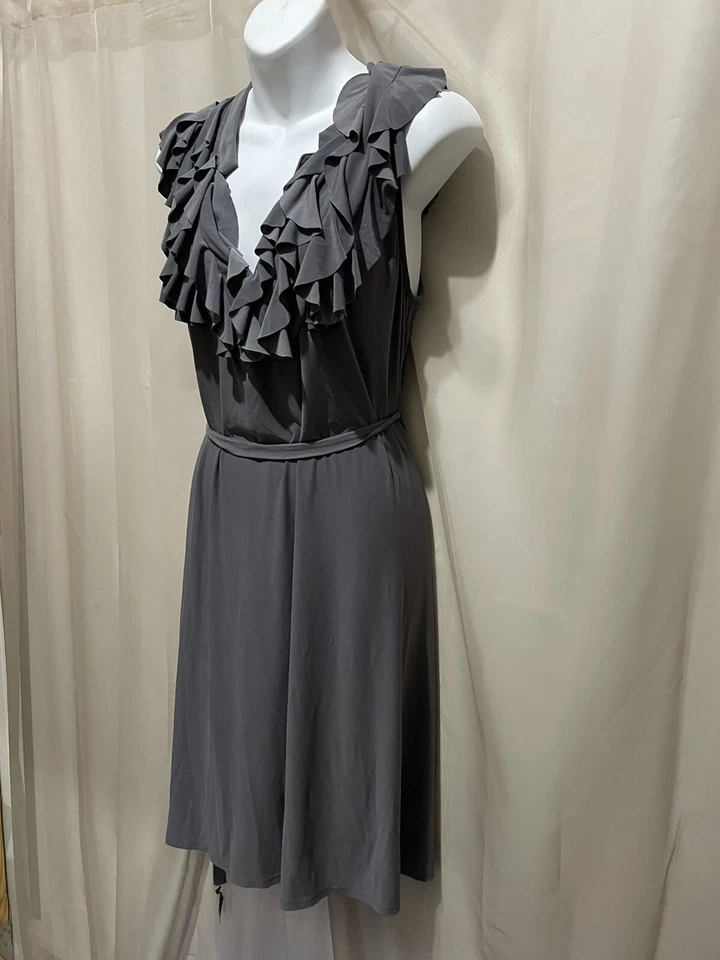 Платье-футляр женское Kenneth Cole New York без рукавов серое размер M - Изображение 3 из 4