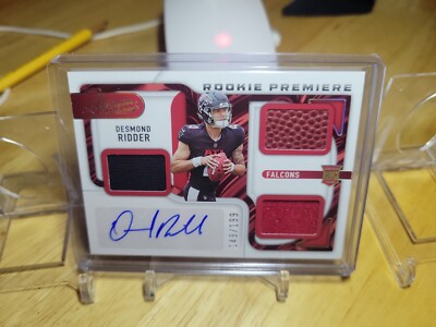 2022 ABSOLUTE DESMOND RIDDER ROOKIE PREMIERE 3PL MATERIALS 149/199 ...