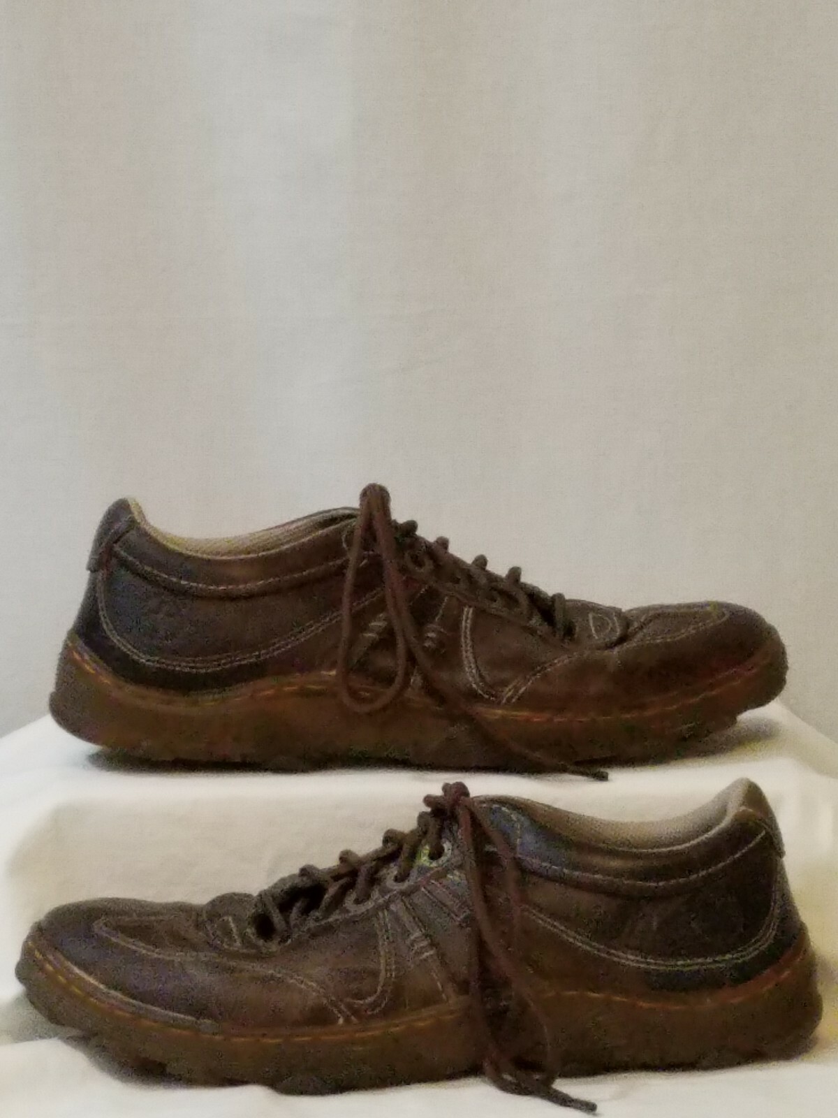 Dr Martens Air Cushion Sole Brown Mens Shoes AW004 S… Gem