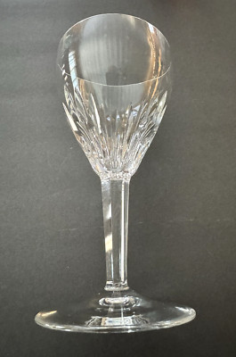 Royal Leerdam Netherland Cut Crystal Rubato Clear - 7'' Wine / Water Goblet