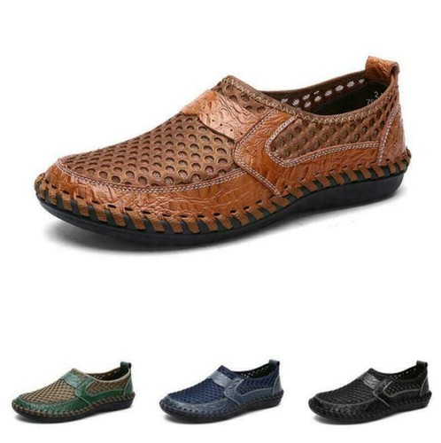 Sandalias playa para hombre al aire libre zapatos sin cordones mocasines transpirables 48 B | eBay