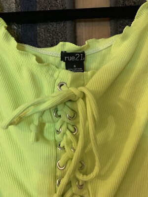 short green summer dress Vintage Neon Green Mini Dress main image 0