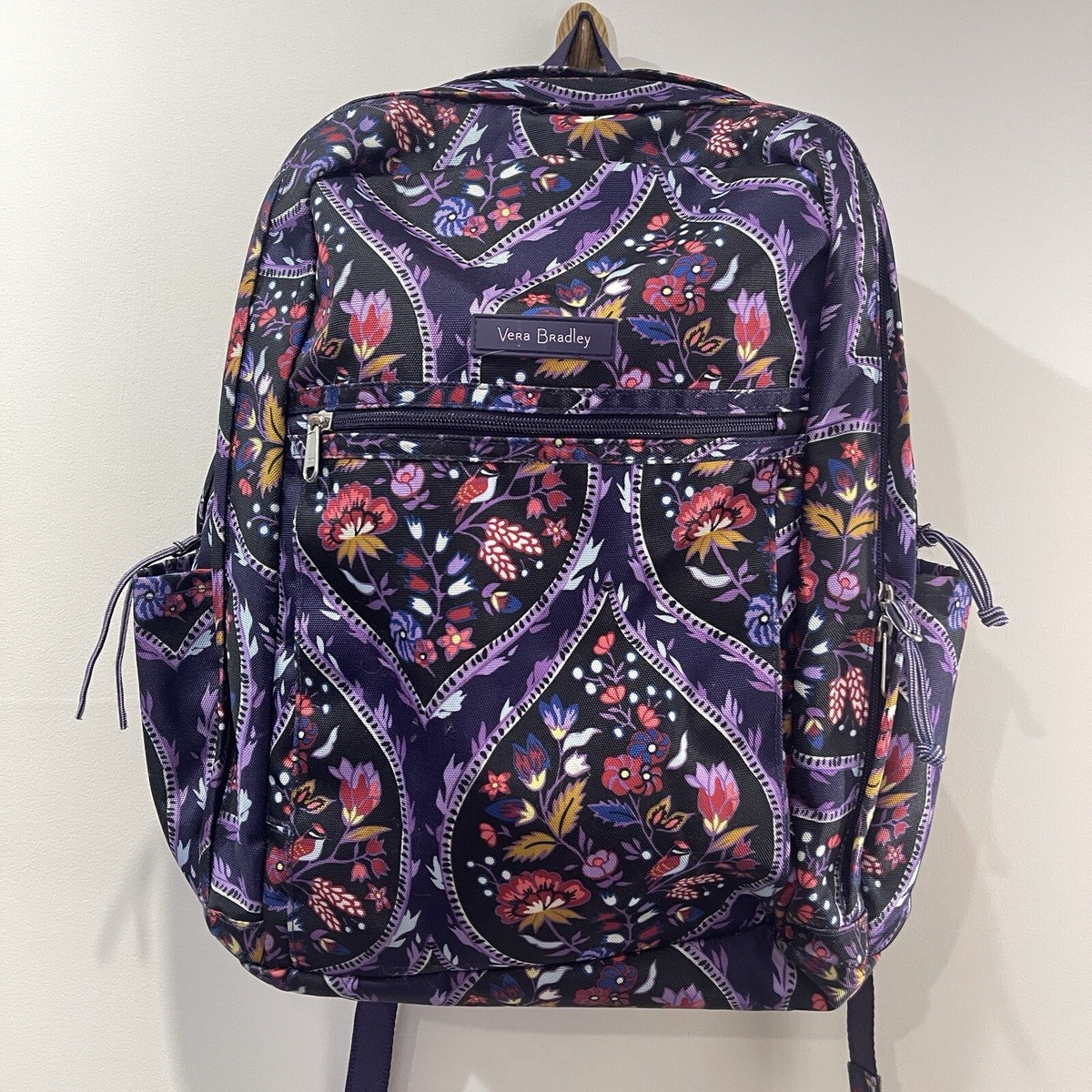 VERA BRADLEY Purple Backpack Book Bag New Without Tags | eBay