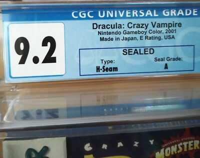 Dracula Crazy Vampire Nintendo Game Boy Color BRAND NEW GBC CGC