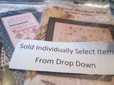 Jeannette Douglas Designs-Cross Stitch Samplers/Bouquets-Your Choice