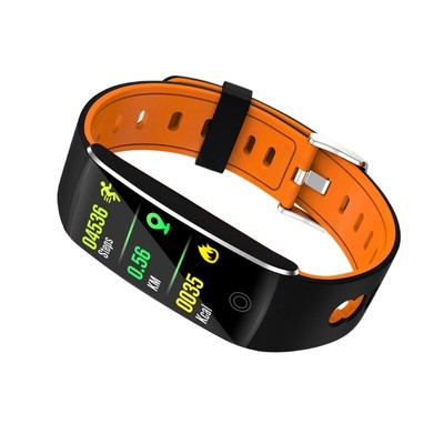 F10ta Intelligent Bracelet Temperature & Exercise Meter Step Counter 1.1'' Screen