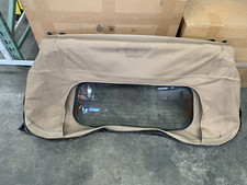 1999-2005 Mazda Miata Oem Beige Convertible Soft Top Frame Glass Window Read 1999-2005 Mazda Miata Oem Beige Convertible Soft Top Frame Glass Window Read