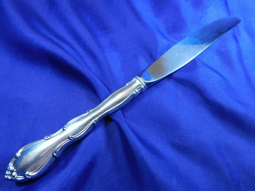 TOWLE FONTANA STERLING SILVER PLACE KNIFE MODERN BLADE - VERY GOOD CONDITION