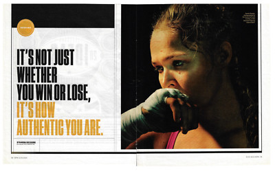 Rhonda Rousey Magazine Print Photo Not Its Not Just Whether You Win
