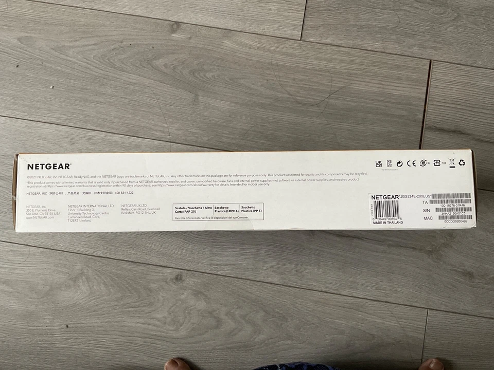 NETGEAR JGS524E — 24 Port Gigabit Ethernet Smart Managed Plus Network Switch - Image 2 of 3