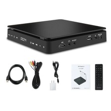 Mini DVD CD VCD Player for TV with 1080P HDMI AV Touch Button Remote Control
