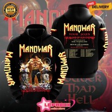 Manowar The Blood Of Our Enemies Tour 2025 All Over Print 3D Hoodie