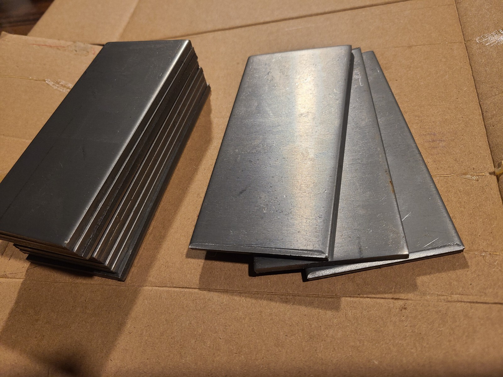 20 Practice welding Steel Plates  0.164" Thick. 4 1/2  X 2 1/8