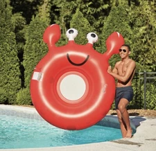 56" Large Novelty Inflatable Animal Tube Pool Float (Choose Animal)