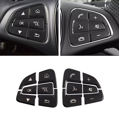 Steering Wheel Multi-Function Button Cover for Mercedes-Benz C300 2015-2017