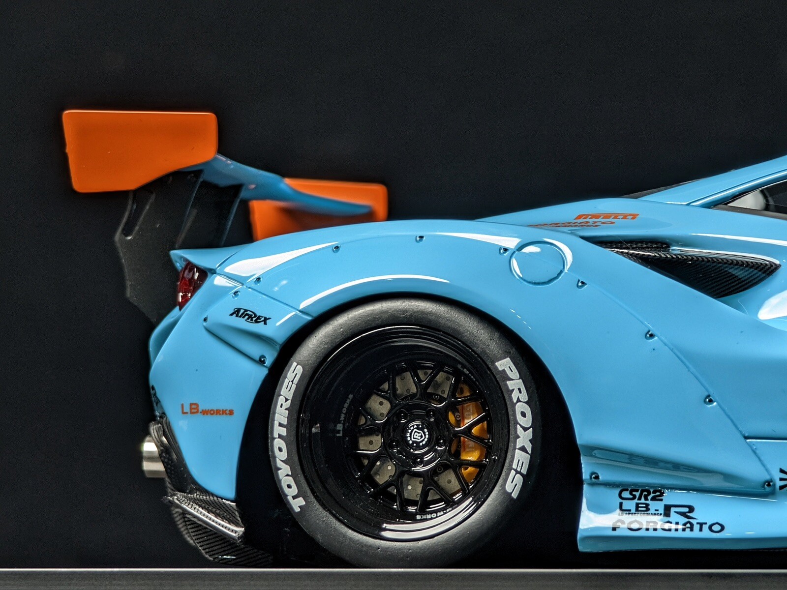 Ferrari F8 GT LBWK (Gulf) [VIP Scale Models] 1/18 scale | eBay