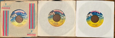 Lot of 3 B. T. Express 45s - Express, Peace Pipe, Close to You - BT Express