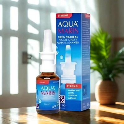 AQUA MARIS Classic 100% Natural Nasal Spray for Irritated & Dry Nose 30ml