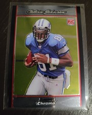 Topps Bowman Chrome 2007 Calvin Johnson Rookie #BC75 Detroit Lions NFL