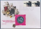 LS81273 Netherlands 1998 cats pets animals FDC numis letter used