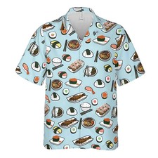 Funny Japanese Sushi Hawaiian Shirt