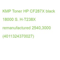 Kmp Toner Hp CF287X Black 18000 S. H-T238X Remanufactured 2540,3000 (40113243700