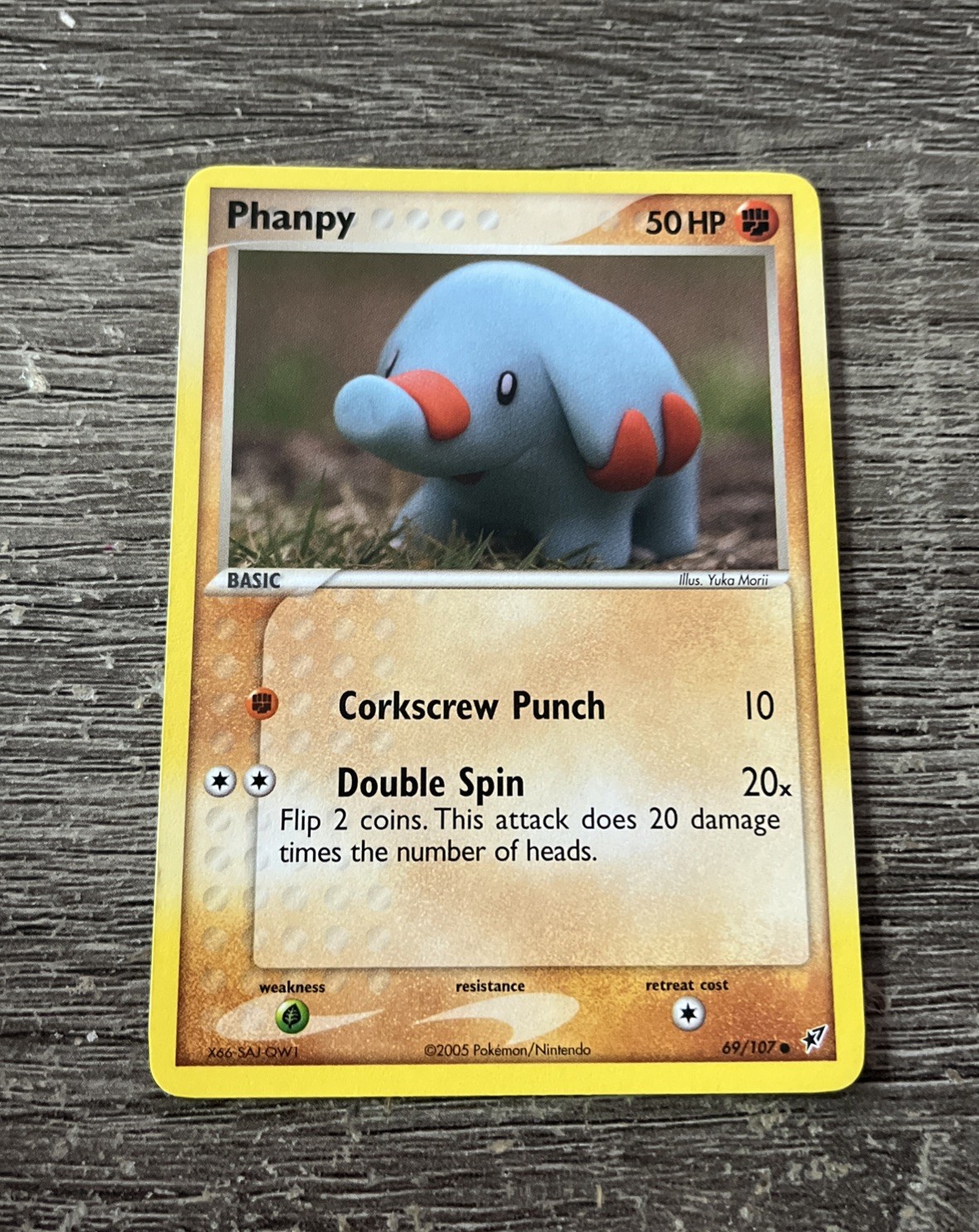 Phanpy 69/107 Deoxys Pokemon LP Yuka Morii