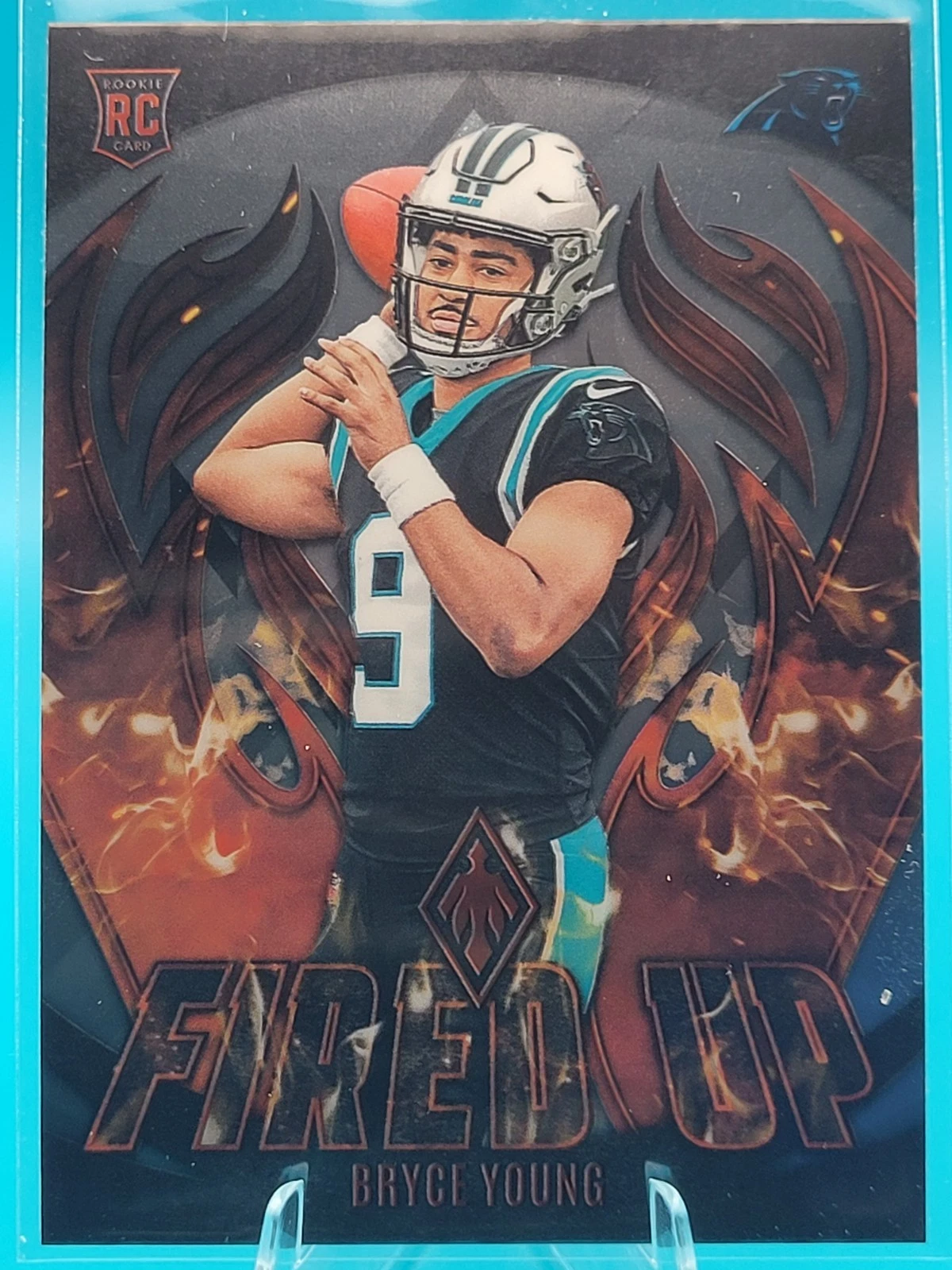 2023 Panini Phoenix #FU-4 BRYCE YOUNG Fired Up Insert RC - CAROLINA PANTHERS