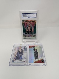 Rhea Ripley WWE Wrestling Card Lot of 3 2022 Prizm WWE Fearless Green Prizm