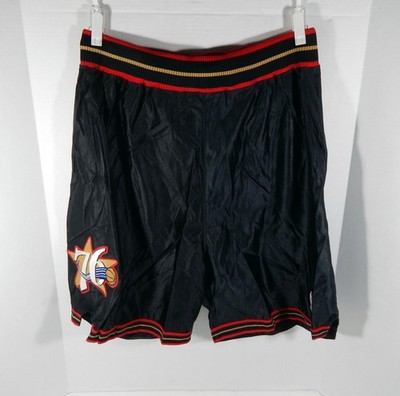 2000er Philadelphia 76ers Vom Spiel Verwendete Schwarze Shorts 42 DP68787
