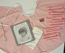 Vintage American Girl Doll Pleasant Company Hair Care Kit- Cape, Brush Curlers