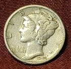 1942-D Mercury Dime 90% Silver Free Shipping