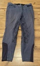 Piper by Smartpak Pants Womens Blue Equestrian Horse Riding Breeches Size 34R