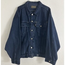 VTG Versace Jeans Signature Men  s Blue Denim Jacket Size Large