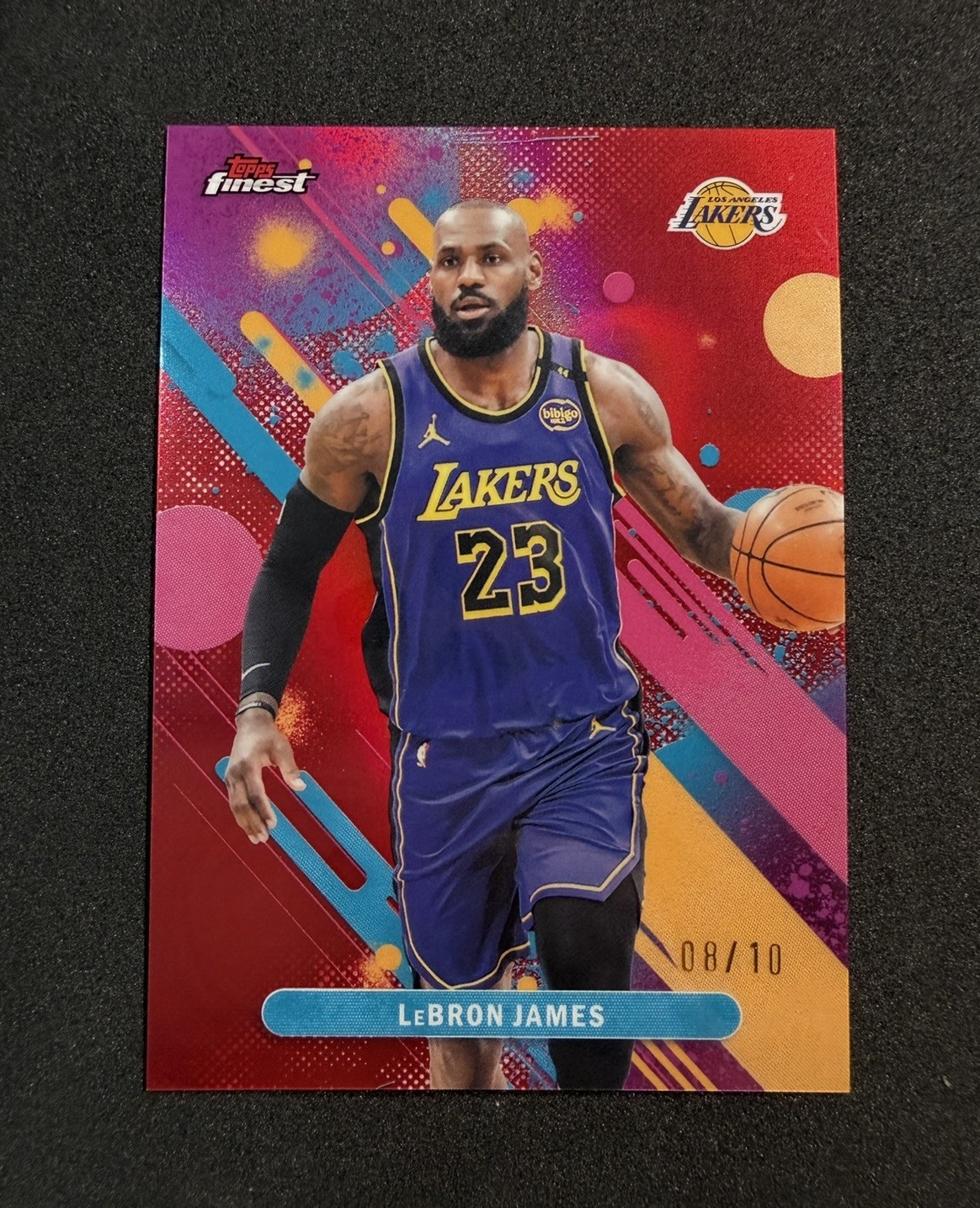 LeBron James 2025-26 Topps Finest - #79 Red Refractor /10
