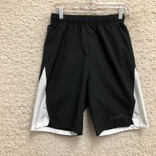 Nike Shorts Extra Large Youth Black Dri Fit Swoosh Athletic Training Boys XL