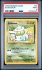 1999 POKEMON GAME #44 BULBASAUR PSA 9