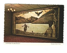 I will fight no more forever vintage postcard unposted