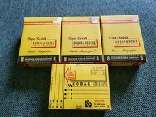4 Cine-Kodak 8mm Kodachrome Movie Film exp. Mar 1957 Sealed Boxes