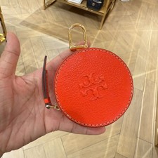 Tory Burch Thea Coin Pouch Poppy Red Authetic