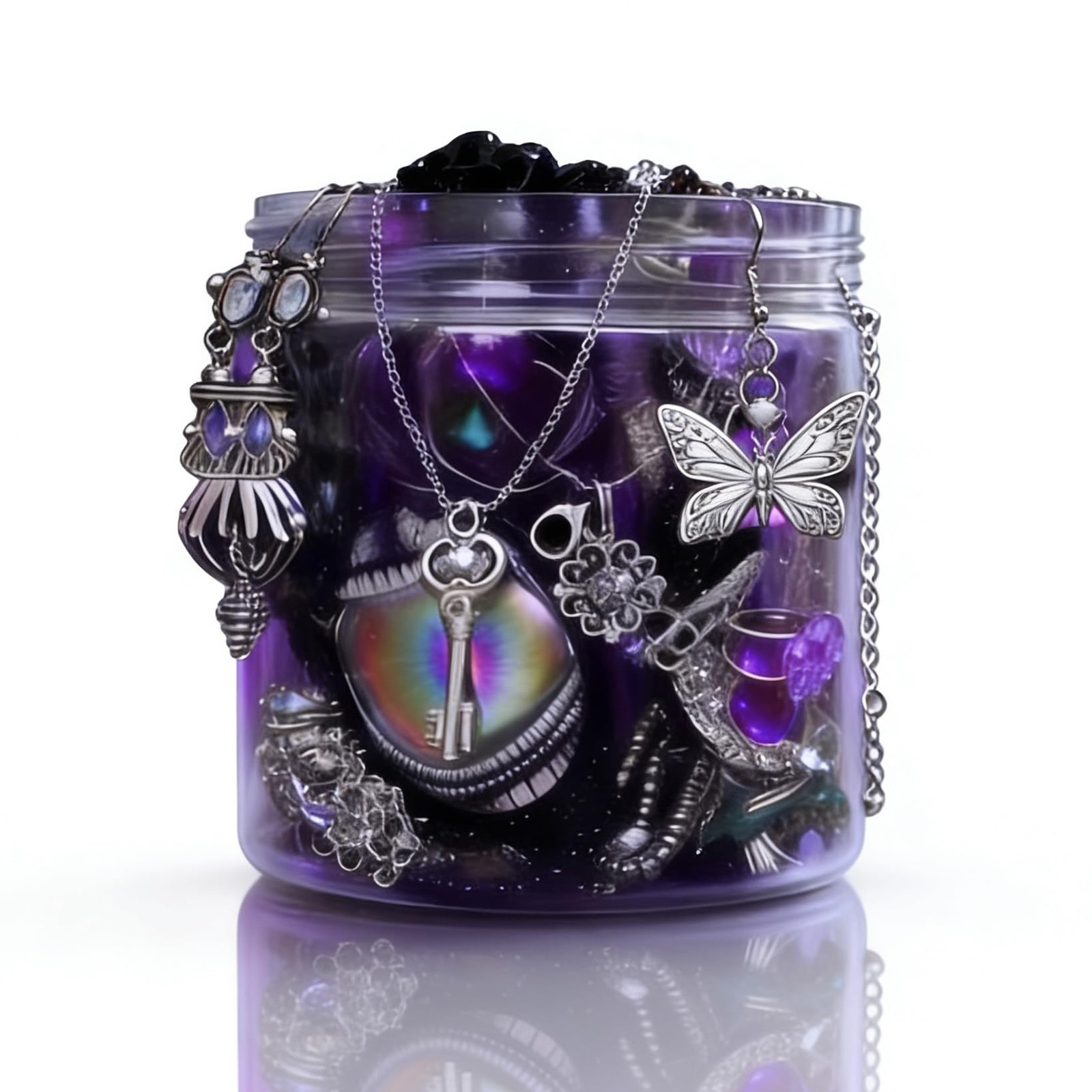 Jollyhit Gift-Ready Witchy & Fairycore Aesthetic Mystery Jewelry Jar, 30PCS